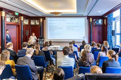 Leonor Enes and delegates